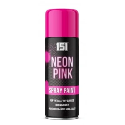Image of AlezyB 6 x Pink Neon Spray Paint 400ml 151 Fluorescent Bright Aerosol Extra Graffiti (Banksey) Assorted Colour