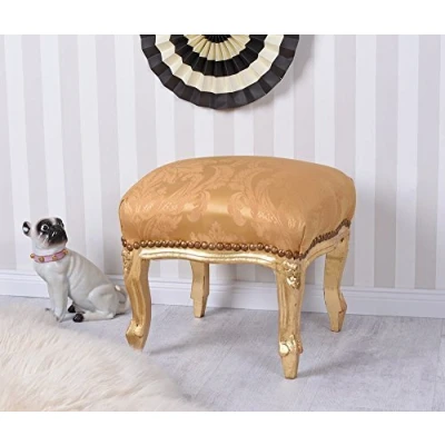 Image of Antique Stool Baroque Gold Sitting fussbänkchen Palazzo Exclusive