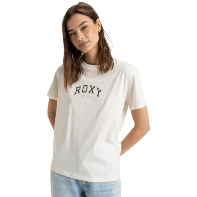 Image of Roxy Womens Noon Ocean T Shirt, Snow White, L EU