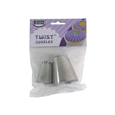 Image of PME NZ907 Twist Nozzle 22T &amp; 23T, Stainless Steel, Silver