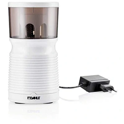 Image of Dahle Electric Sharpener 210 (Pencil for Pen Diameter 8 mm 11 mm, Child Safe to GS Standards) White, 20.7 x 10.3