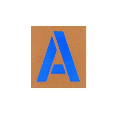 Image of Headline Sign 108 Stencil Set, 8 Inch Capital Letters A to Z
