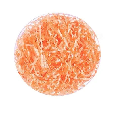 Image of Orange 20G Grams Luxury Extra Soft Shredded Tissue Paper Hamper/Gift Packaging Filler Acid Free
