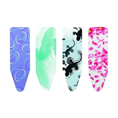 Image of Brabantia Ironing Board Cotton Cover, Colourful, 124x38 cm 2 mm Foam 191404, Size B