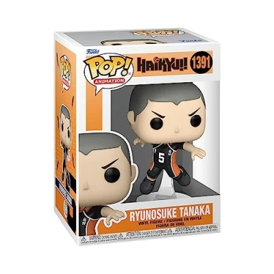Image of Funko POP! Animation: Haikyu Tanaka Haikyu! Collectable Vinyl Figure Gift Idea Official Merchandise Toys for Kids &amp; Adults Anime Fans Model Collectors and Display