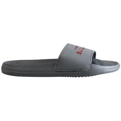 Image of Ben Sherman Margate Slip On Grey Synthetic Mens Flip Flops BS20902_Grey/RED