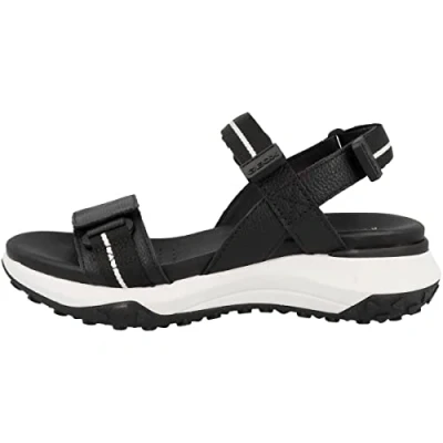 Image of Geox Women&#039;s D Sorapis + Grip B Sports Sandal, Black, 3 UK