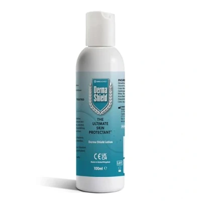 Image of Derma Shield Barrier Cream 100ml Lotion The Ultimate Waterproof Skin for Hands, Body, Face Clinically Proven Protection and Relief Contact Dermatitis, Dry