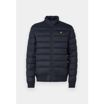 Image of Lyle &amp; Scott Funnel NECK Wadded Jacket Winter jacket, Men&#039;s, Size: Medium, Dark navy
