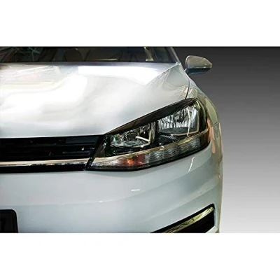 Image of Head Light Spoilers compatible with Volkswagen Golf VII Facelift 2017 (ABS)