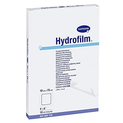 Image of Hydrofilm Adhesive Film Dressing 15cm x 20cm (x10)