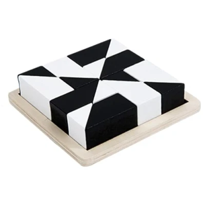 Image of Block Puzzles for Kids Toddler Toys Hiding Montessorii Preschool Learning Toy, Enlightenment Jigsaw Puzzle Wooden Educational Building Bricks, Motor Skills