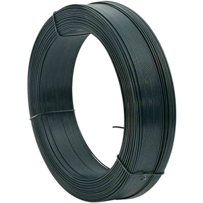 Image of vidaXL Fence Binding Wire 250 m 0.9/1.4 mm Steel Blackish Green