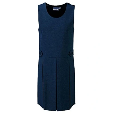 Image of Banner Blue Max Girls Tenby Pinafore Navy 6 7 Years