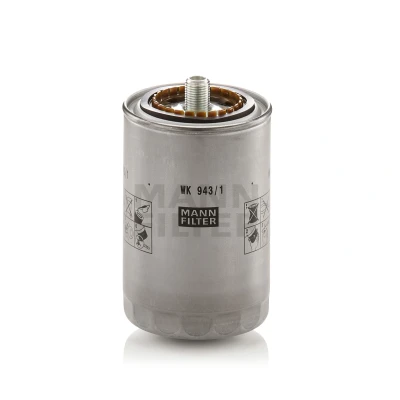 Image of 51125030015, 51125030025, 51125030027 Fuel Filter MANN WK 943/1 Spin on MERCEDES BENZ: UNIMOG