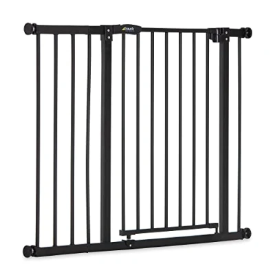 Image of Hauck Close&#039;n Stop Stair Gate, Charcoal, 21 cm
