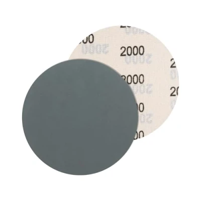 Image of Bolatus 5Pcs 125mm Sanding Discs 2000 Grit, Wet and Dry Hook Loop Round Pads for Wood, Metal, Automotive Polishing