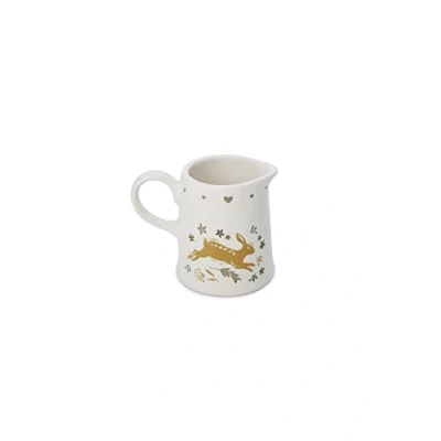 Image of Cooksmart British Designed 1 Pint Milk Jug Ceramic for All Type of Kitchens Traditional or Cream Woodland