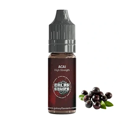Image of Acai High Strength Flavouring 230+ Flavours Galaxy Food 10ml Bottle