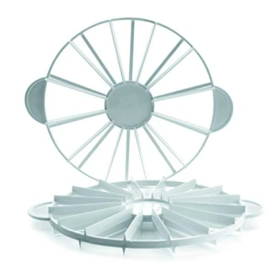 Image of Ibili Cake and Pie 10/12 Portion Measurer, White, 26 x 4 cm