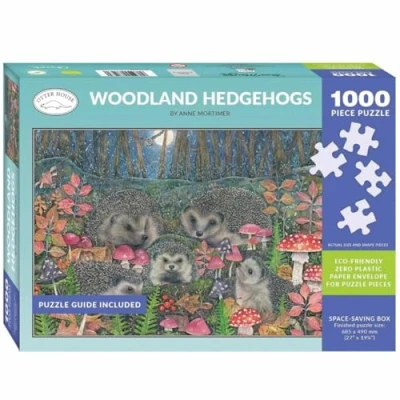 Image of Woodland Hedgehogs 1000 Piece Jigsaw Puzzle
