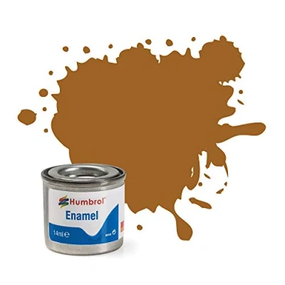 Image of Humbrol Model Paint AA0134 No 12 Copper Metallic Tinlet 1 (14ml), Enamel Paints for Models, Plastic, Metal, Wood, Glass, Ceramics and More, Touch Up Hobby Craft Kits