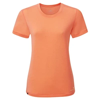 Image of RONHILL Women&#039;s Wmn&#039;s Life Tencel S/S Tee T Shirt, Peach Marl, 12