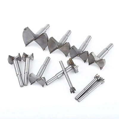Image of Forstner Drill Bit Cemented Carbide Woodworking Boring Flat Wood Hole Saw Cutting Tool(45mm)