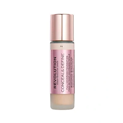 Image of Makeup Revolution Conceal &amp; Define Full Coverage Foudation Color F6