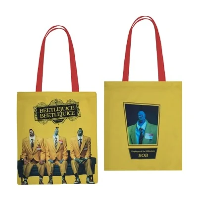 Image of Cinereplicas Beetlejuice Employee of the Millenium Tote Bag 42 * 38 0.5 cm Official License, Multicolor, One Size