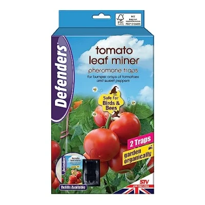 Image of Defenders Tomato Leaf Miner Pheromone Trap Twinpack, Refillable, Re usable For Bumper Crops of Tomatoes and Sweet Peppers