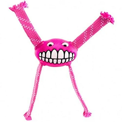 Image of Rogz Flossy Grinz, Pink, 6.5 Inch , Small