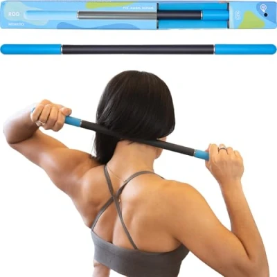 Image of RAD Rod I Myofascial Release Tool Steel Core Stick Self Massage Mobility and Recovery