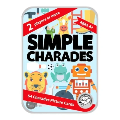 Image of Spinning Poodle Games Simple Charades A Super Set of Fun Picture Cards for Kids and Families