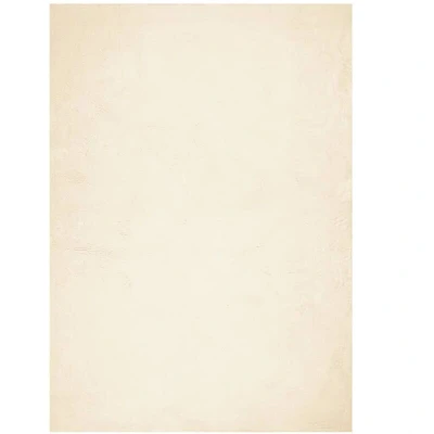 Image of vidaXL Rug HUARTE Short Pile Soft and Washable Cream 140x200 cm