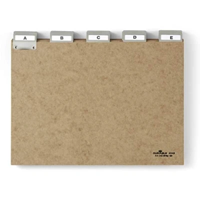 Image of Durable 424511 Index A Z Particle Board 5 / Division Brown