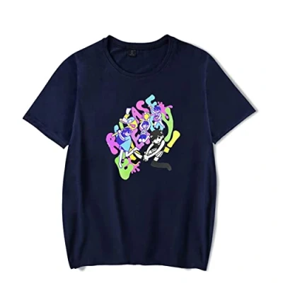 Image of Fosike Omori Tshirt Unisex, Men’S Short Sleeves T Shirt Game, Tee Crew Neck Harajuku Casual Top XXS 4XL