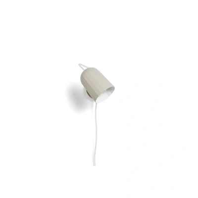Image of HAY Noc wall LED lamp with a plug, white