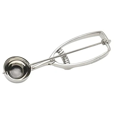 Image of Genware G12 Stainless Steel Ice Cream Portioner with Spring Loaded Handle, 12 Size