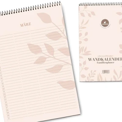 Image of Wall calendar (A4 &amp; Made in Germany) I year independent appointment planner birthday for families and couples Perpetual family