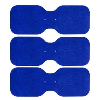 Image of Med Fit Large Lumbar Wireless TENS Self Adhesive Electrode Versatile, Durable, and Hassle Free Pain Relief Ideal for The Lower Back (Blue, 3 Pack)