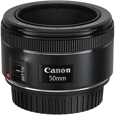 Image of Canon EF 50 mm 1.8 STM Lens Black (Renewed)