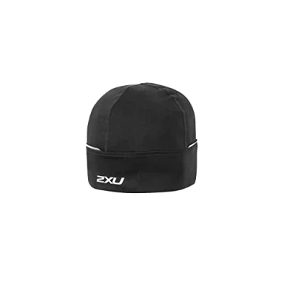 Image of 2XU Unisex Run Beanie Black/Black,OSFA