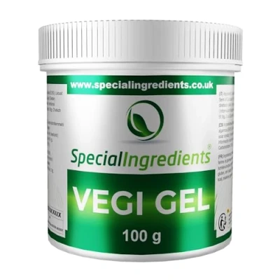 Image of Special Ingredients Vegi Gel Premium Quality Powder 100g Vegan Gelatine, Non GMO, Gluten Free Recyclable Container