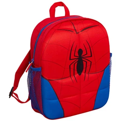 Image of Marvel Spiderman Backpack 3D Plush School Bag Spidey Rucksack