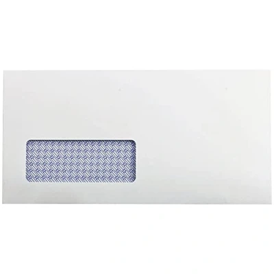 Image of Q Connect DL Envelopes Window Recycled Self Seal 100gsm White (Pack of 500) KF3505