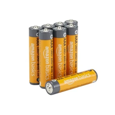 Image of Amazon Basics AAA 1.5 Volt Performance Alkaline Batteries, 8 Pack(Appearance may vary)