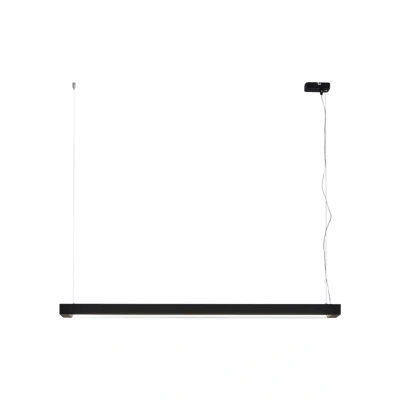 Image of Arcchio LED hanging light Cuna, 92 cm, black, metal