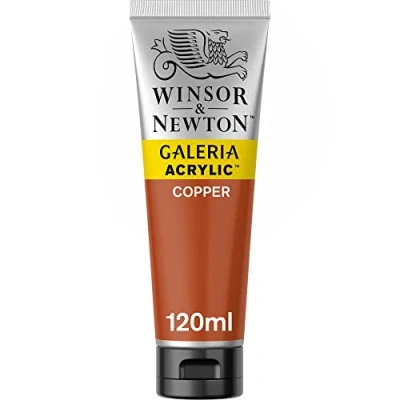 Image of Winsor &amp; Newton 120ml Galeria Acrylic Paint Copper