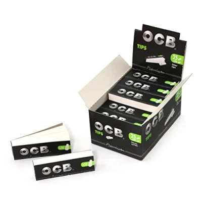 Image of OCB Rolling Papers, Black, 10 x 8 5 cm